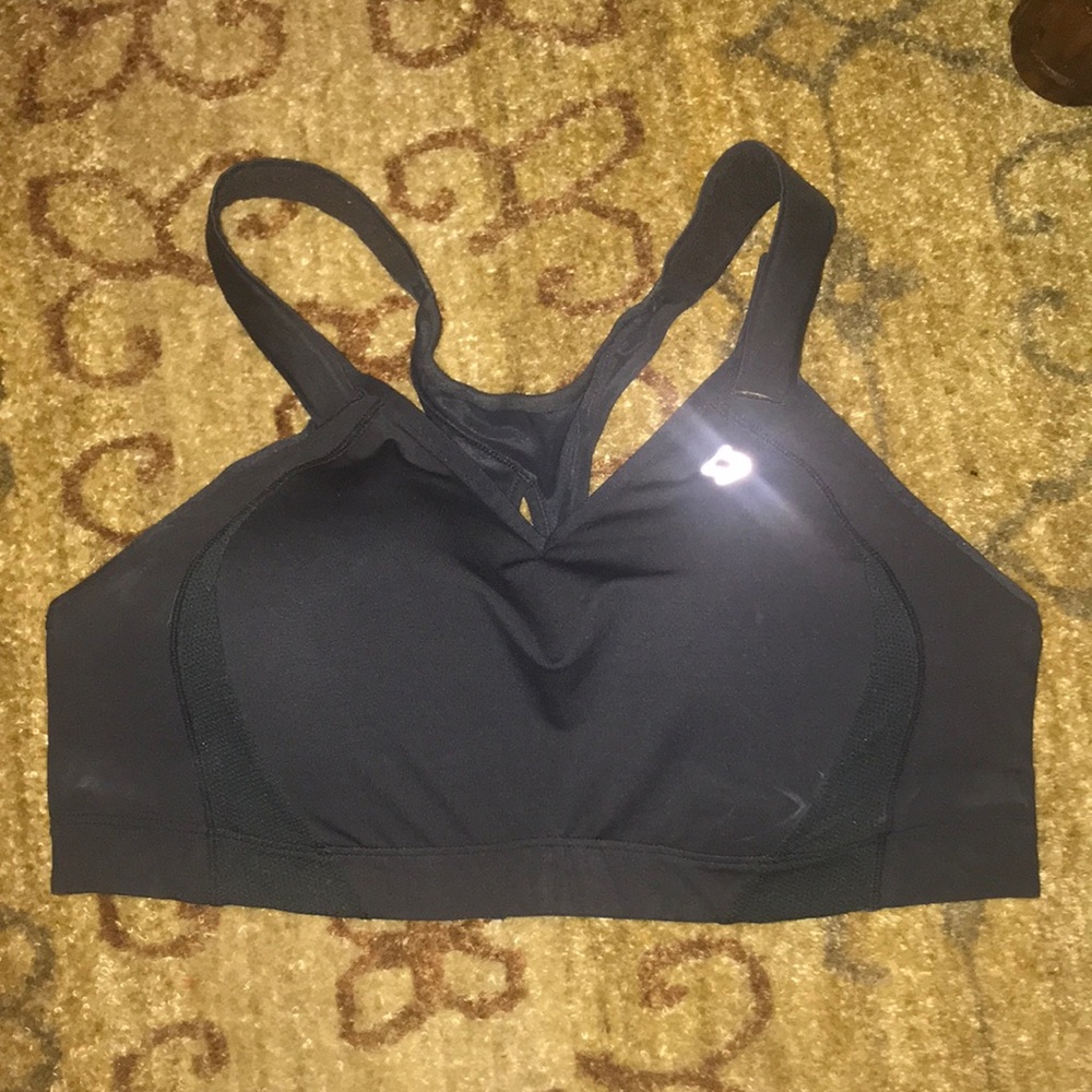 Moving comfort adjustable straps sports bra